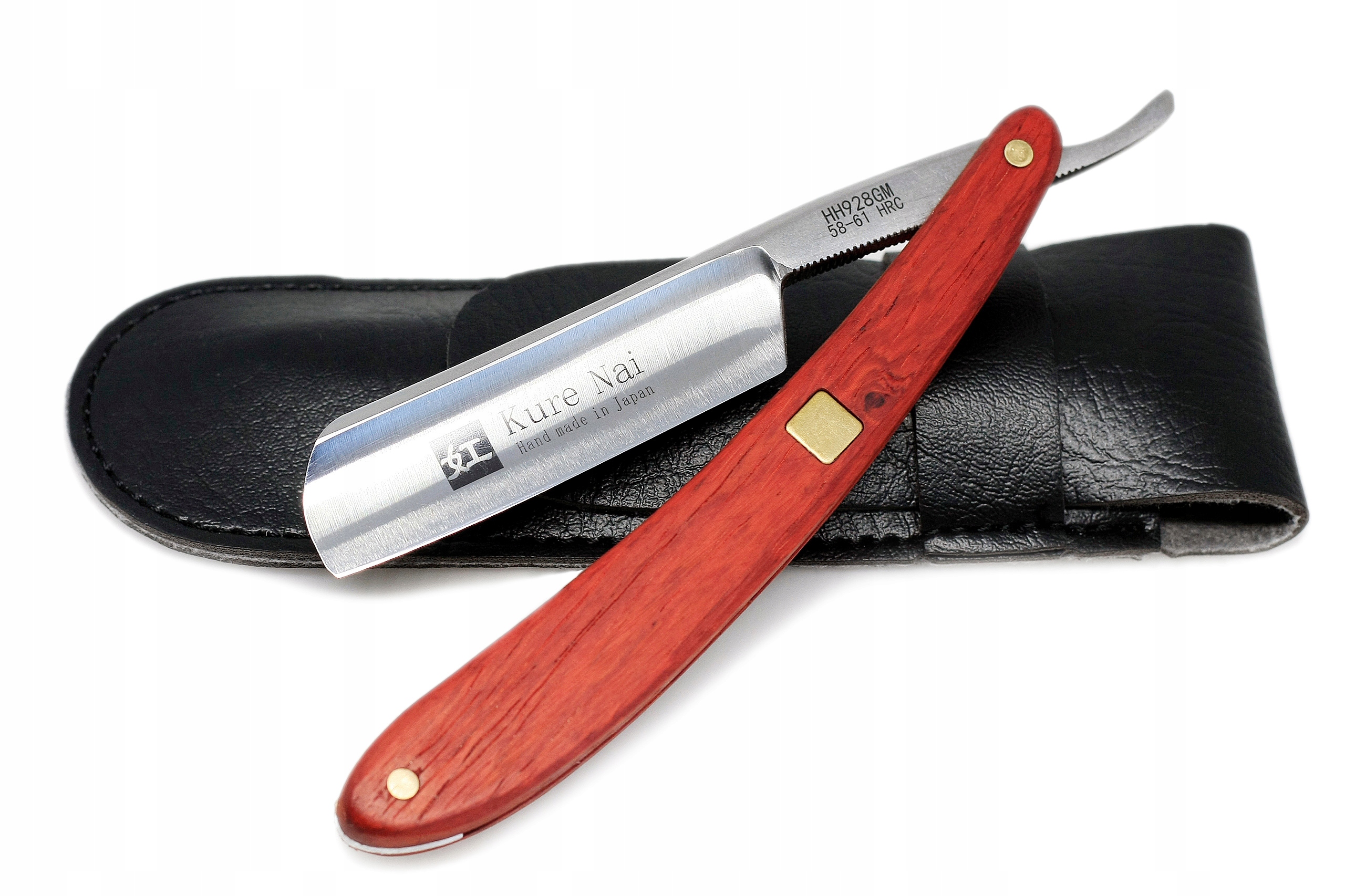 Brzytwa klasyczna do golenia KureNai zestaw Pas