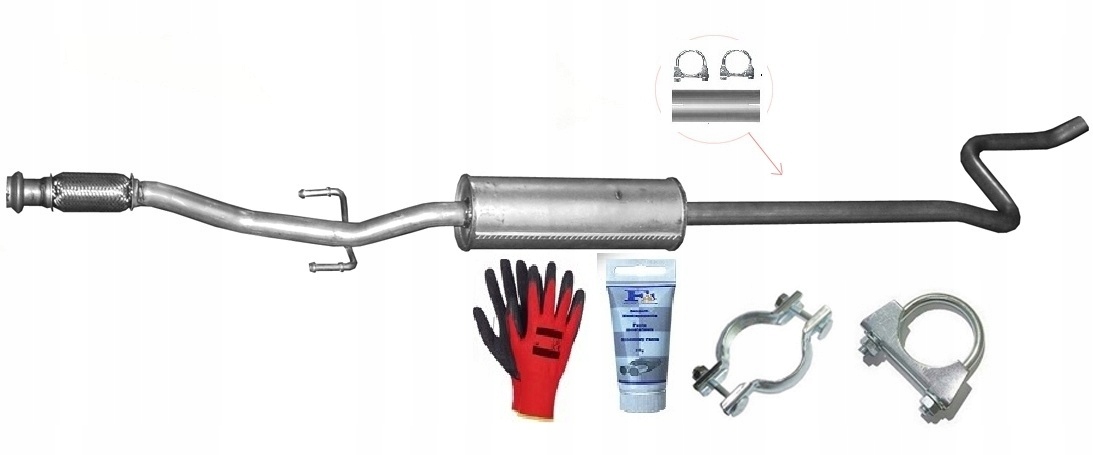 Citroen C3 1.4 1.6 VTi (od Roku 2009) Střední Tlumič bonus