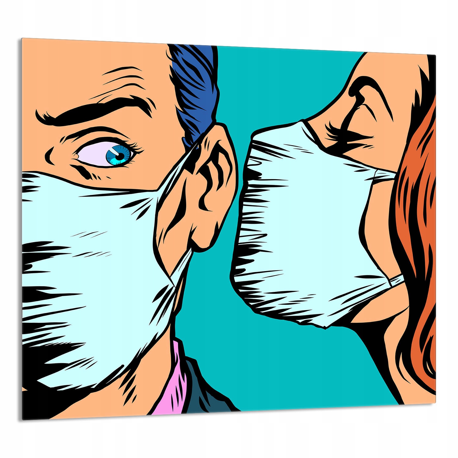 Skleněný Panel Do Kuchyně 65x60 Maska Tvrzené Sklo