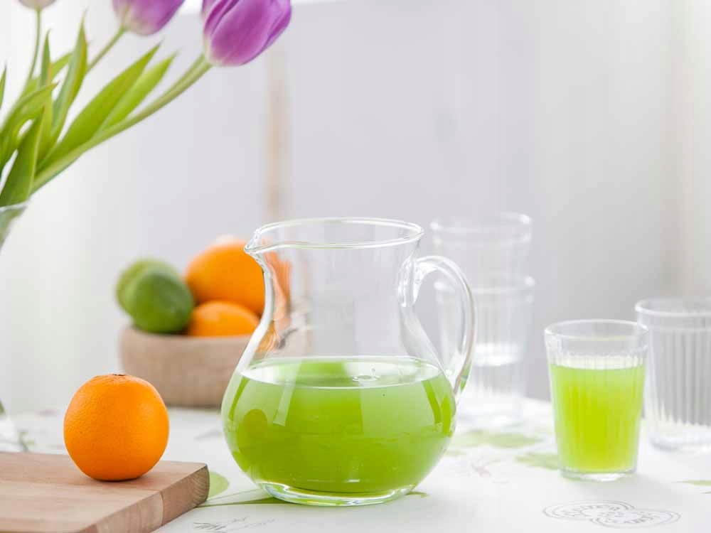 DZBANEK DO NAPOJÓW LEMONIADY SZKLANY Edwanex 1,5L Stan opakowania oryginalne