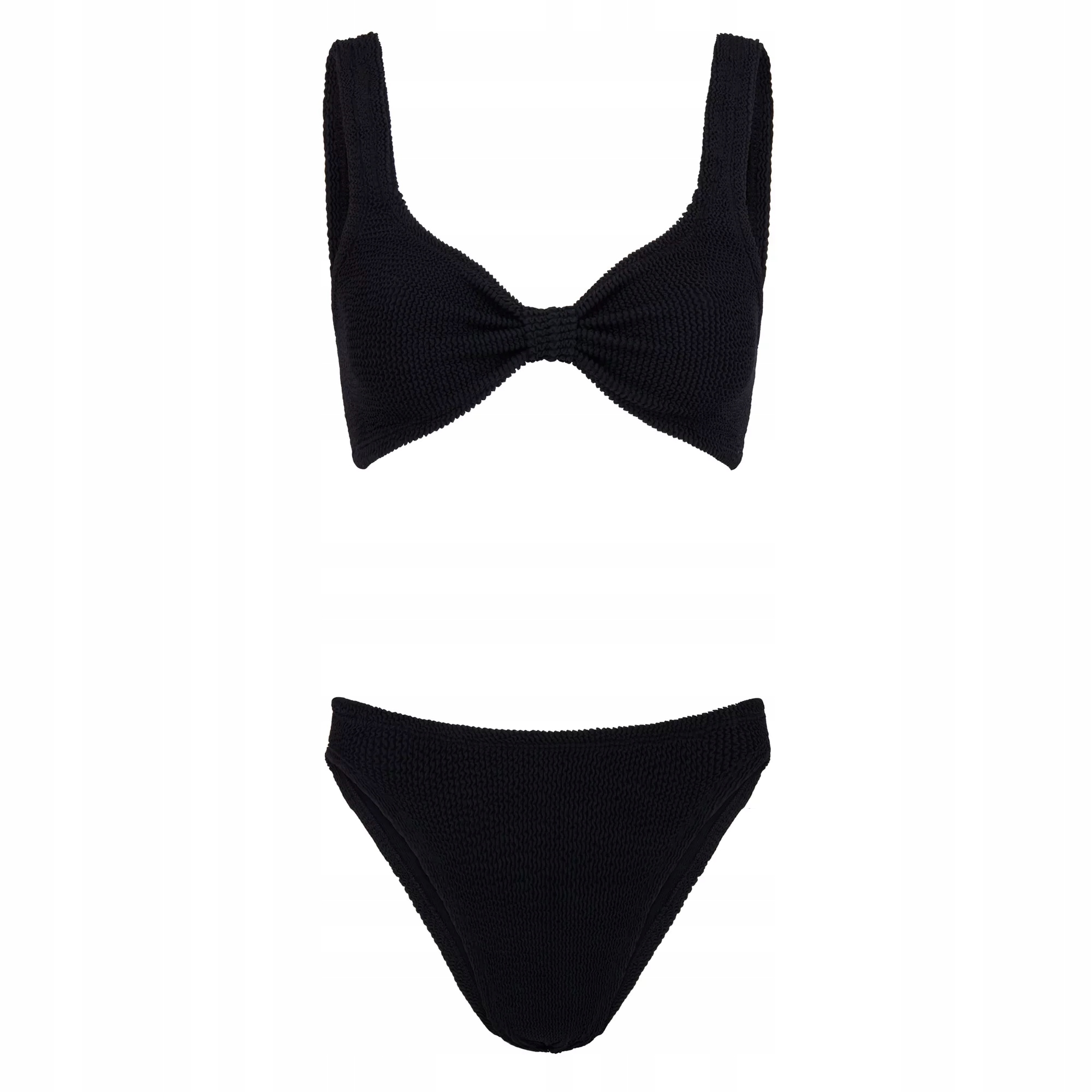 Bikini Bonnie Crinkle Black Černá One size Hunza G