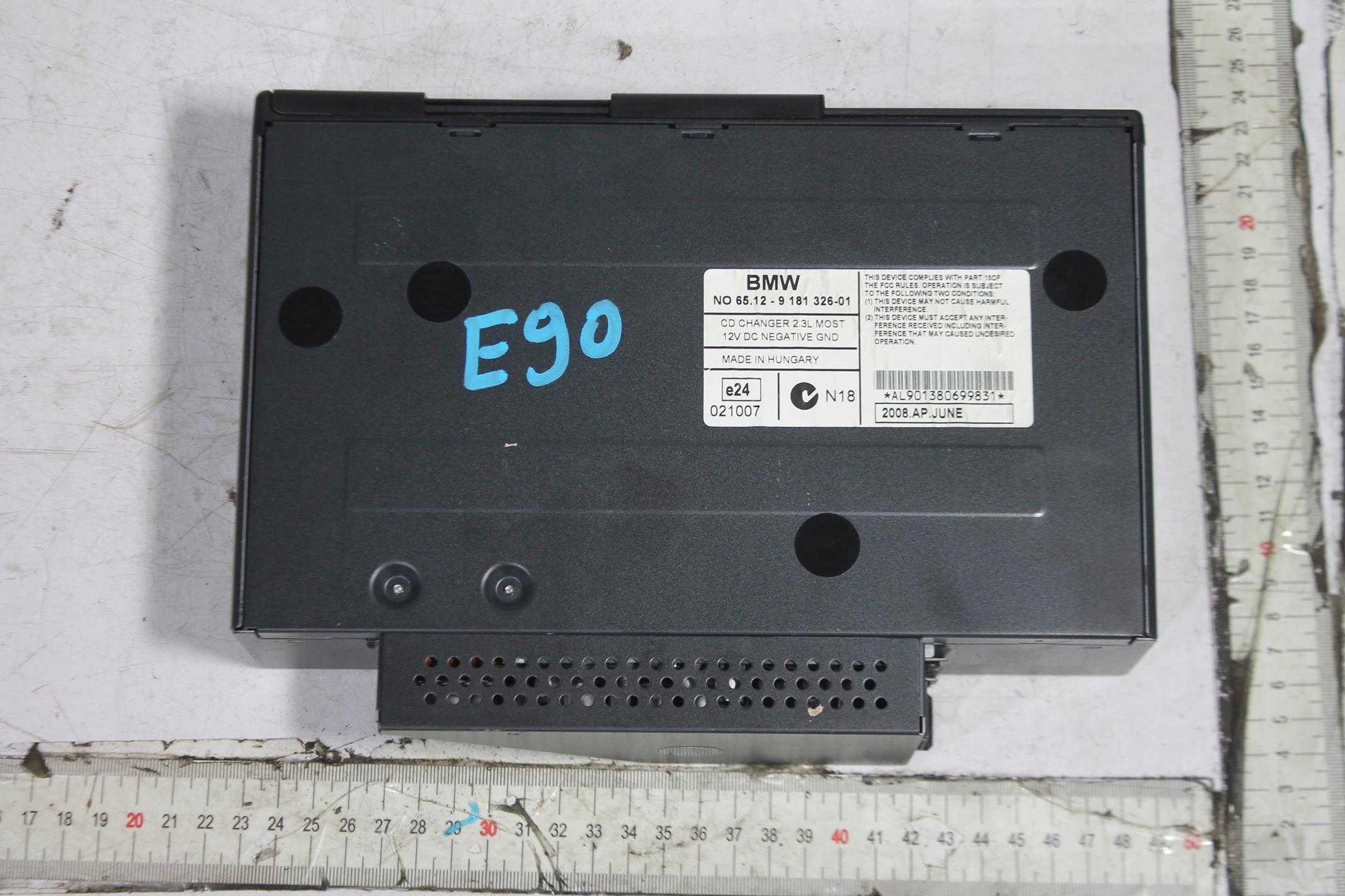 changer CD 9181326 BMW E90 E91 04-12
