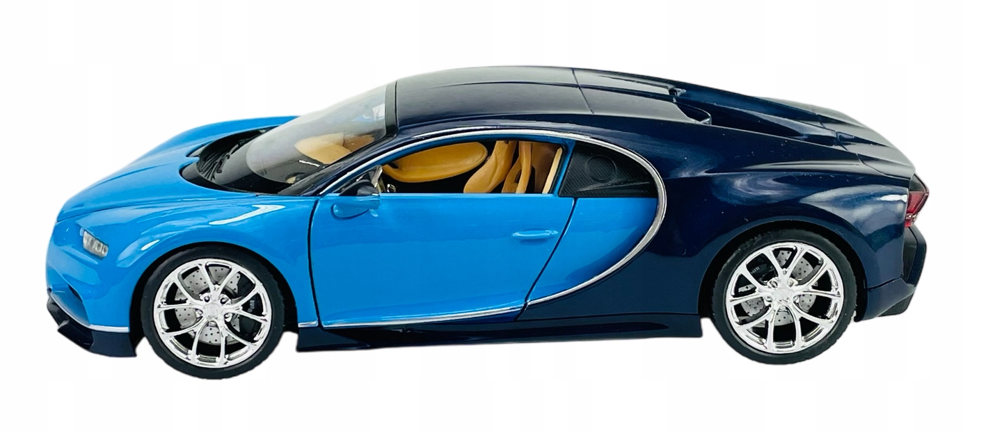 WELLY BUGATTI CHIRON NIEBIESKI 1:24 NOWY METALOWY MODEL Certyfikaty, opinie, atesty CE
