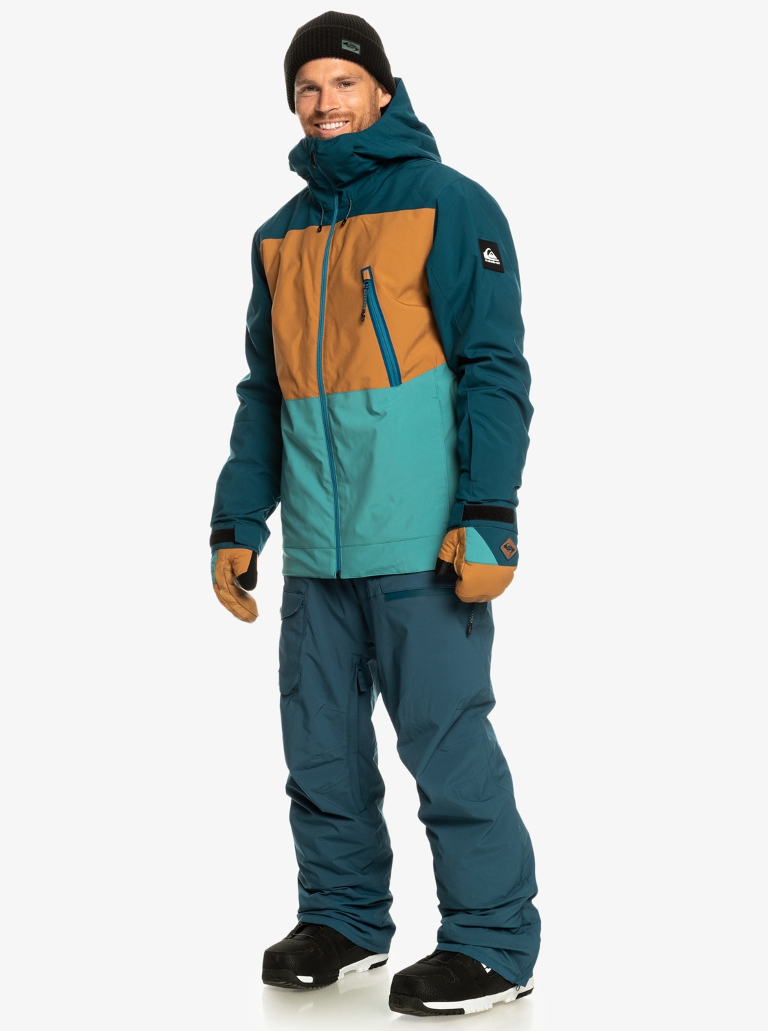 Pánská snowboardová lyžařská bunda Quiksilver Sycamore modrá velikost S