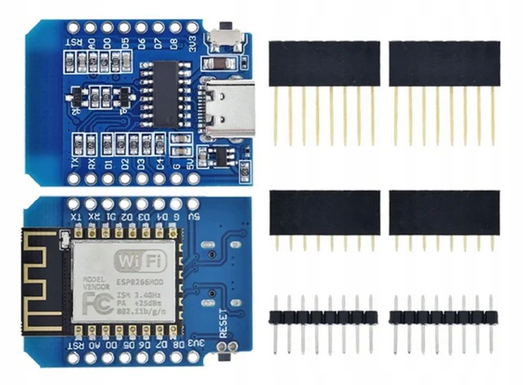 MODUŁ WEMOS D1 MINI ESP8266 ESP-12F z USB-C Rodzaj inny