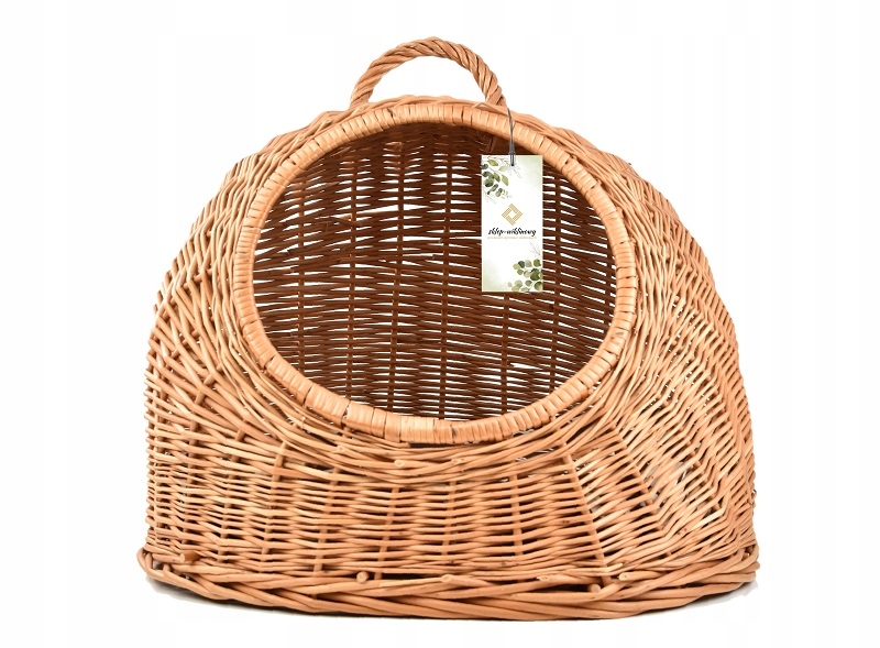 Budka Domek Wiklina Legowisko Dla Kota Psa 44 L