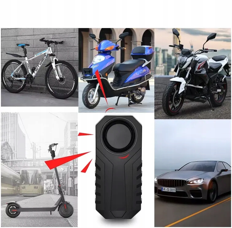 ALARM MOTOCYKLOWY ROWEROWY ZABEZPIECZENIE PILOT Marka Stator