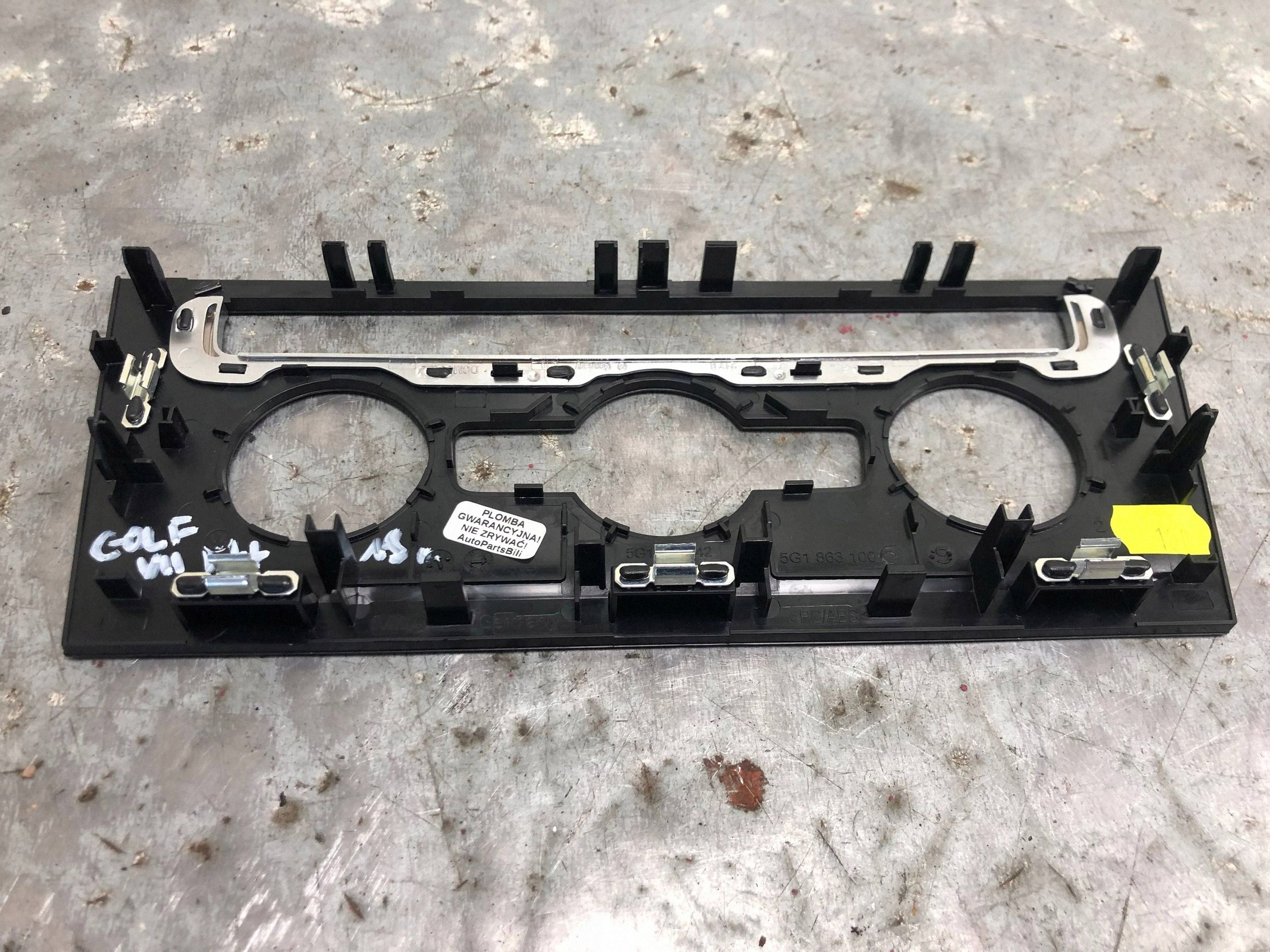 RÁM PANELU klimatizaci VW GOLF VII LIFT 5G1863042