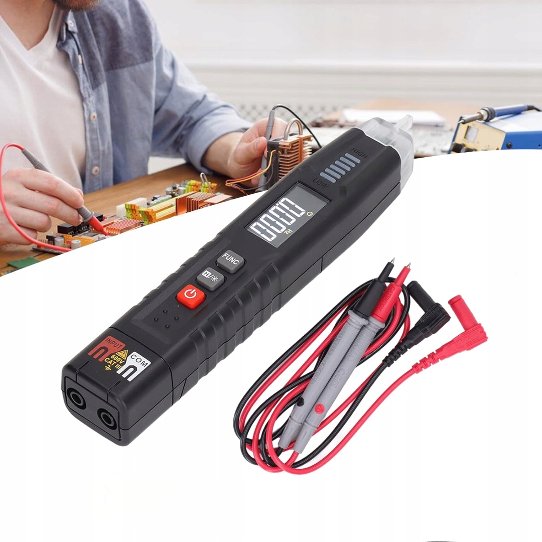 Digitální Multimetr Kaiweets HT122A Ruční Voltmetr Měřič 3V1 Přesný