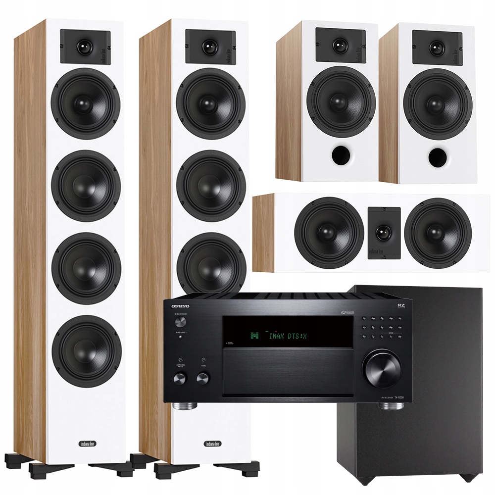 Indiana Line Diva 6 3 7 Basso 880 Onkyo TX-RZ50 8K HDR10 Sada 5.1