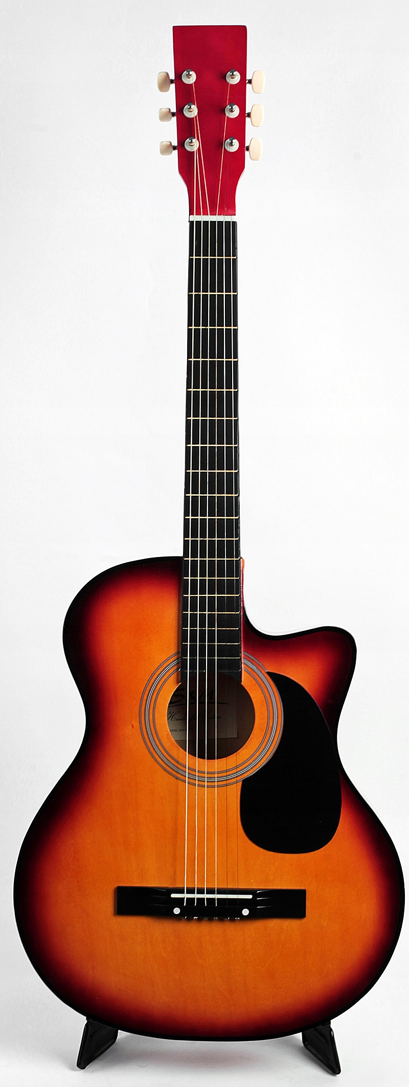 GITARA AKUSTYCZNA PEŁNOWYMIAROWA 4/4 MODENA K-30 + AKCESORIA + TUNER BURSZ. Marka Modena