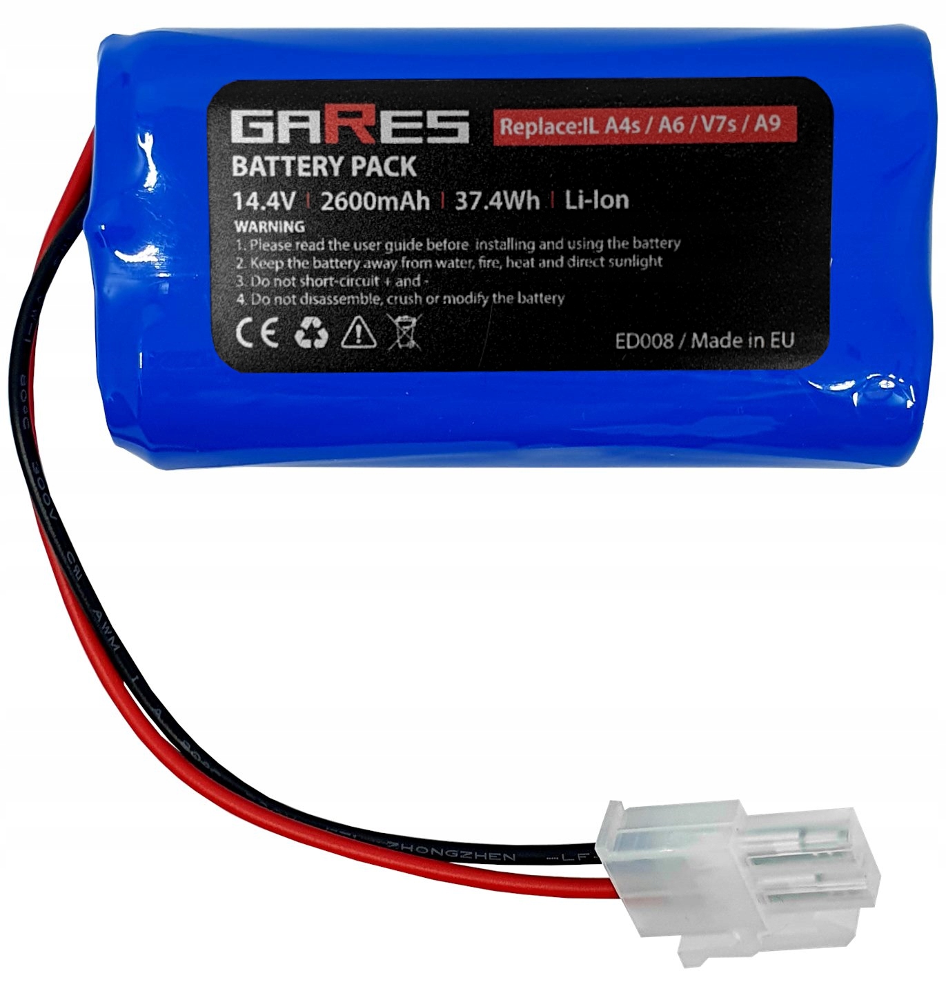 Bateria Akumulator do ILIFE V7 V7s Pro 14,4V +23% Producent Gares