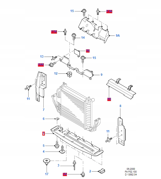 95AG-A8B384-BE - КРЫШКА РАДИАТОРА FORD ESCORT MK6 MK7 ORION MK3