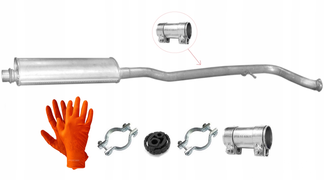 Peugeot 406 2.2 3.0 (2000-2004) Coupe Kombi Sedan Tlumič