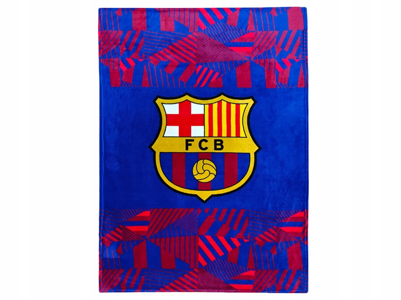 Fc Barcelona Koc Flanelowy Coral Średni Wymiar 130 X 170 Narzuta Barca 3