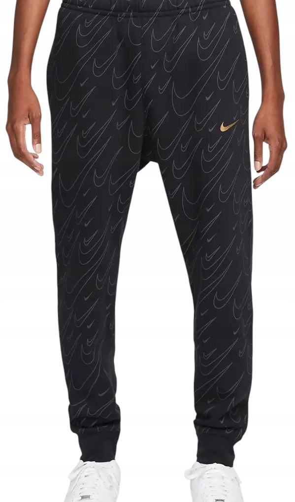 Pánské kalhoty Nike Sportswear Fleece All Over Swoosh Joggers DR9279-010 L