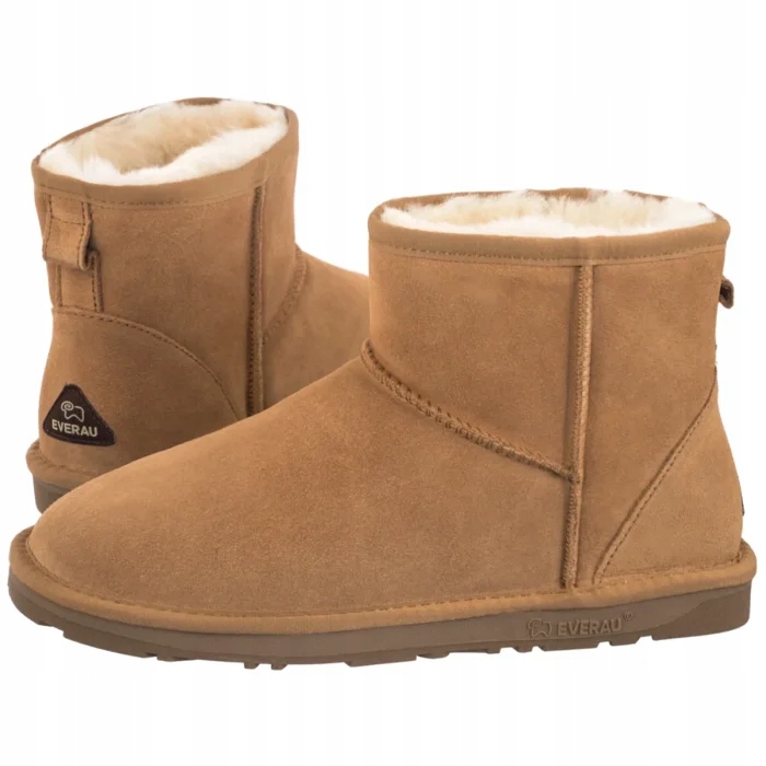 Pánské zateplené zimní boty Everau Falcon EAU3002 Chestnut Hnědé