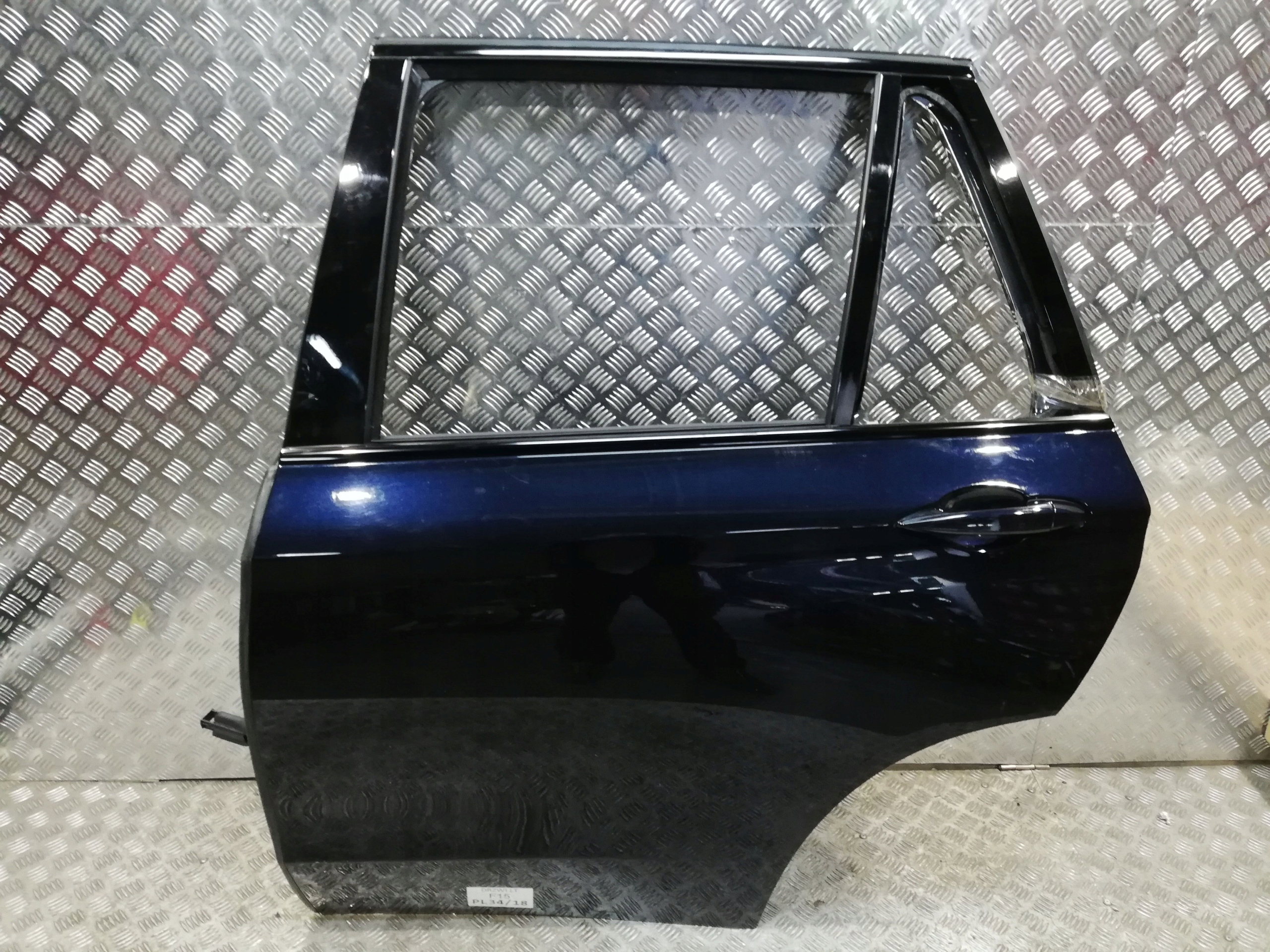 BMW X5 F15 DRZWI LEWE TYLNE TYŁ CARBONSCHWARZ 416