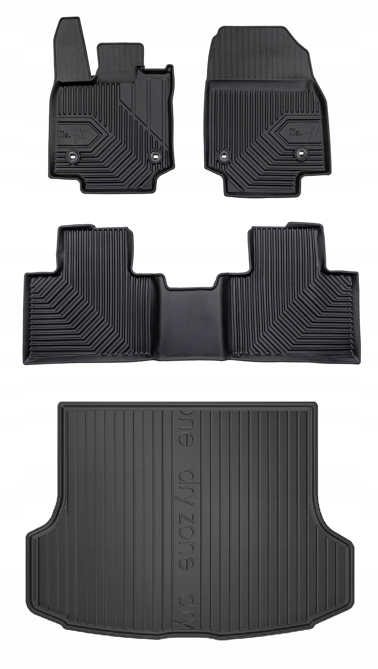 Set 77 Gumové rohože a rohože Lexus Rx 5 od roku 2022