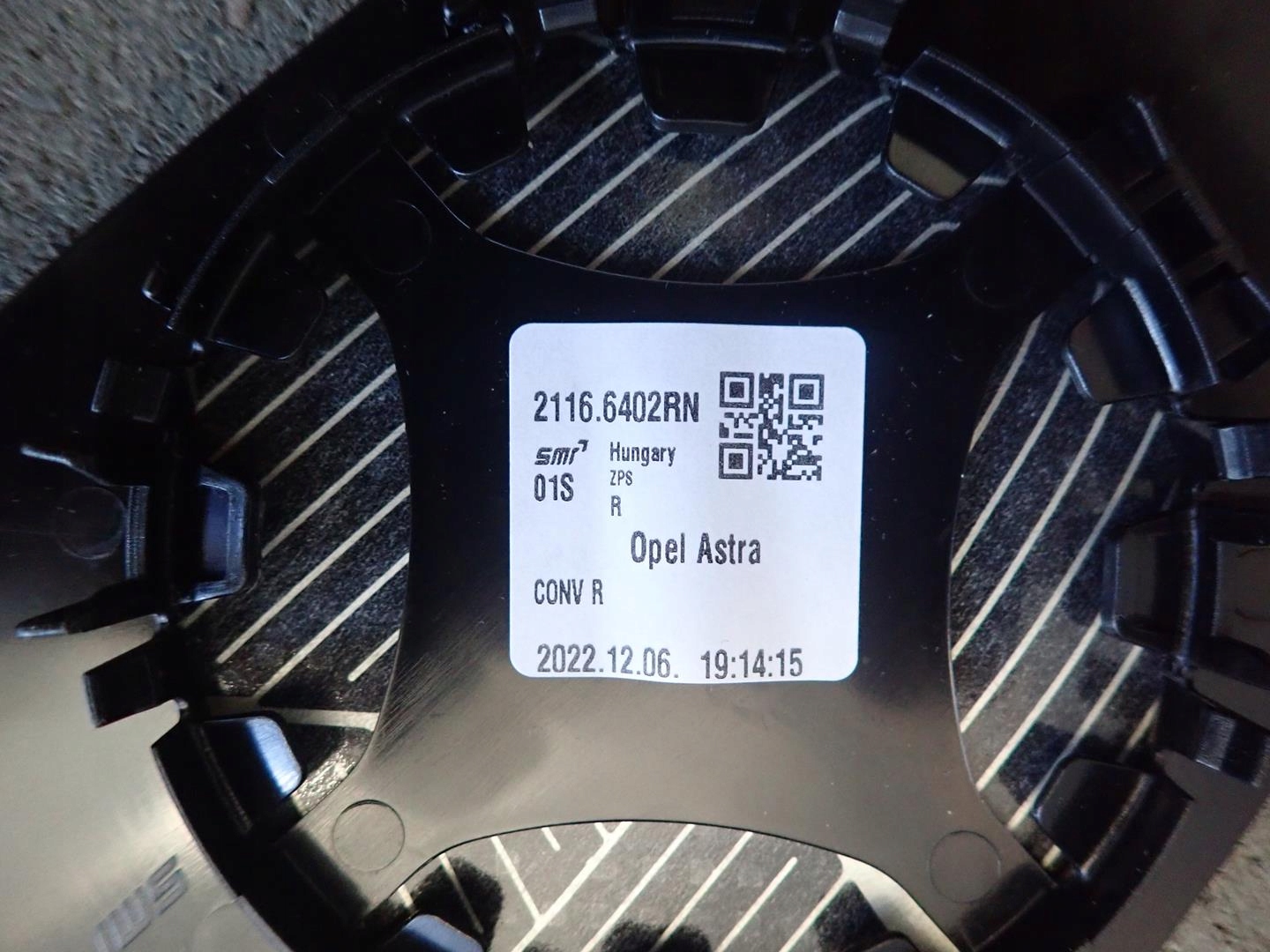 Wklad mirrors right OPEL ASTRA V K 2016