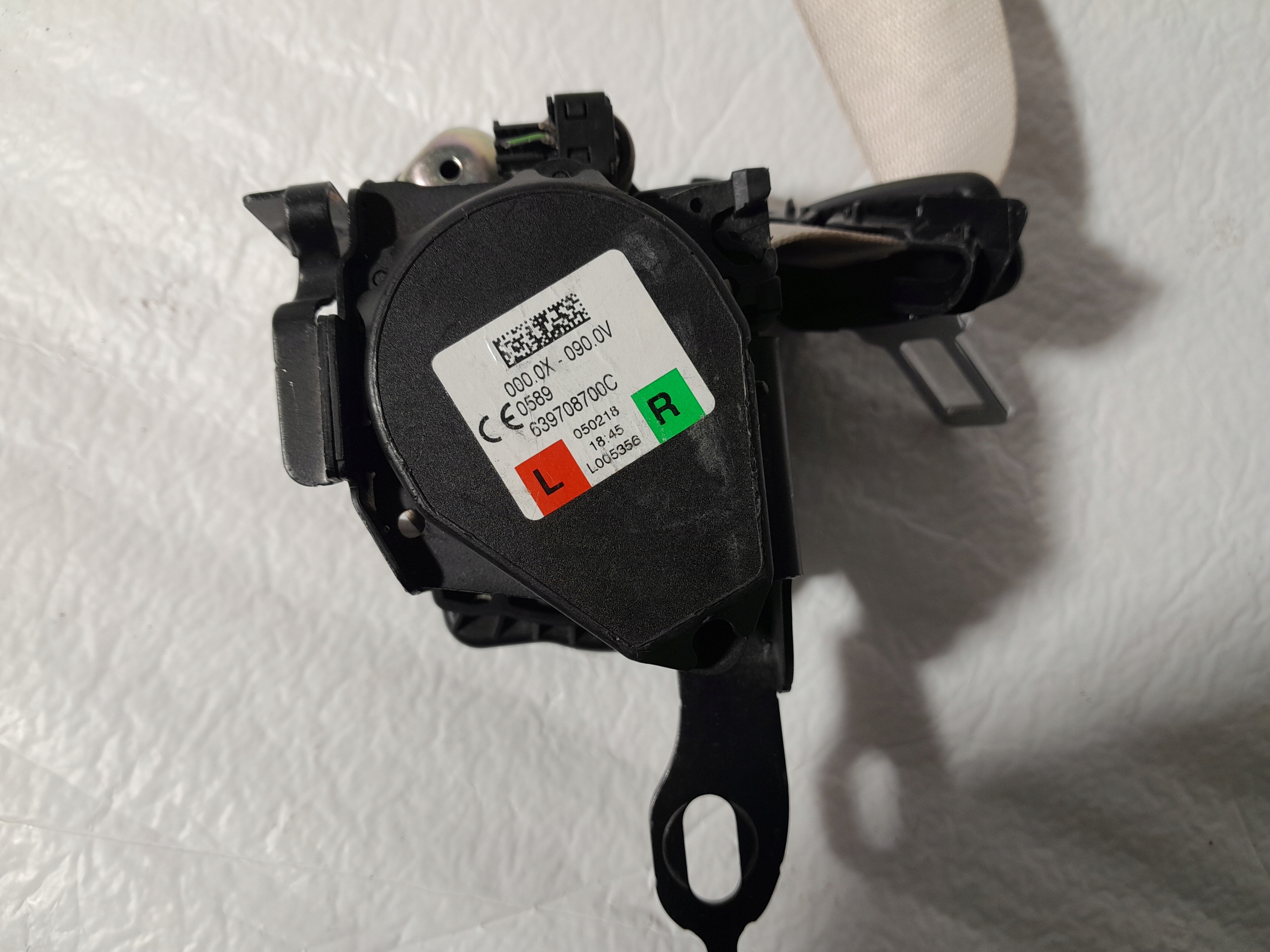 BMW 5 G30 Gurten Sicherheits heck hinten 7430043