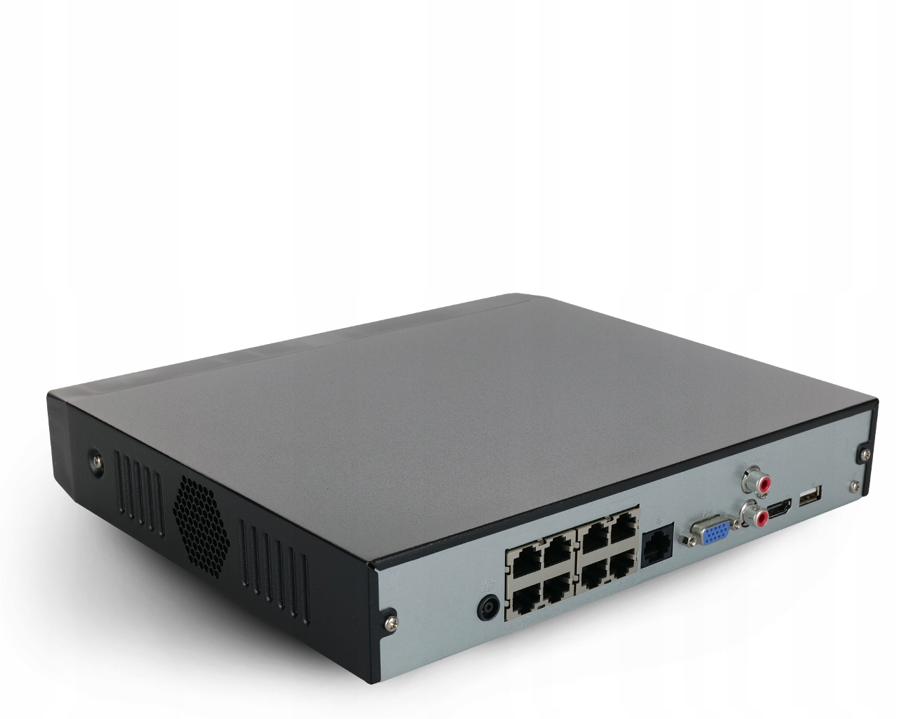 Rejestrator monitoringu IP z POE do 8Mpx ONVIF DVS Liczba obsługiwanych kamer 8