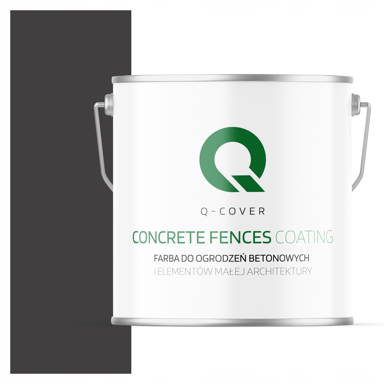 Farba Na Maľovanie Plotov Betónových Kvetináčov Farba Čierna F268 5L