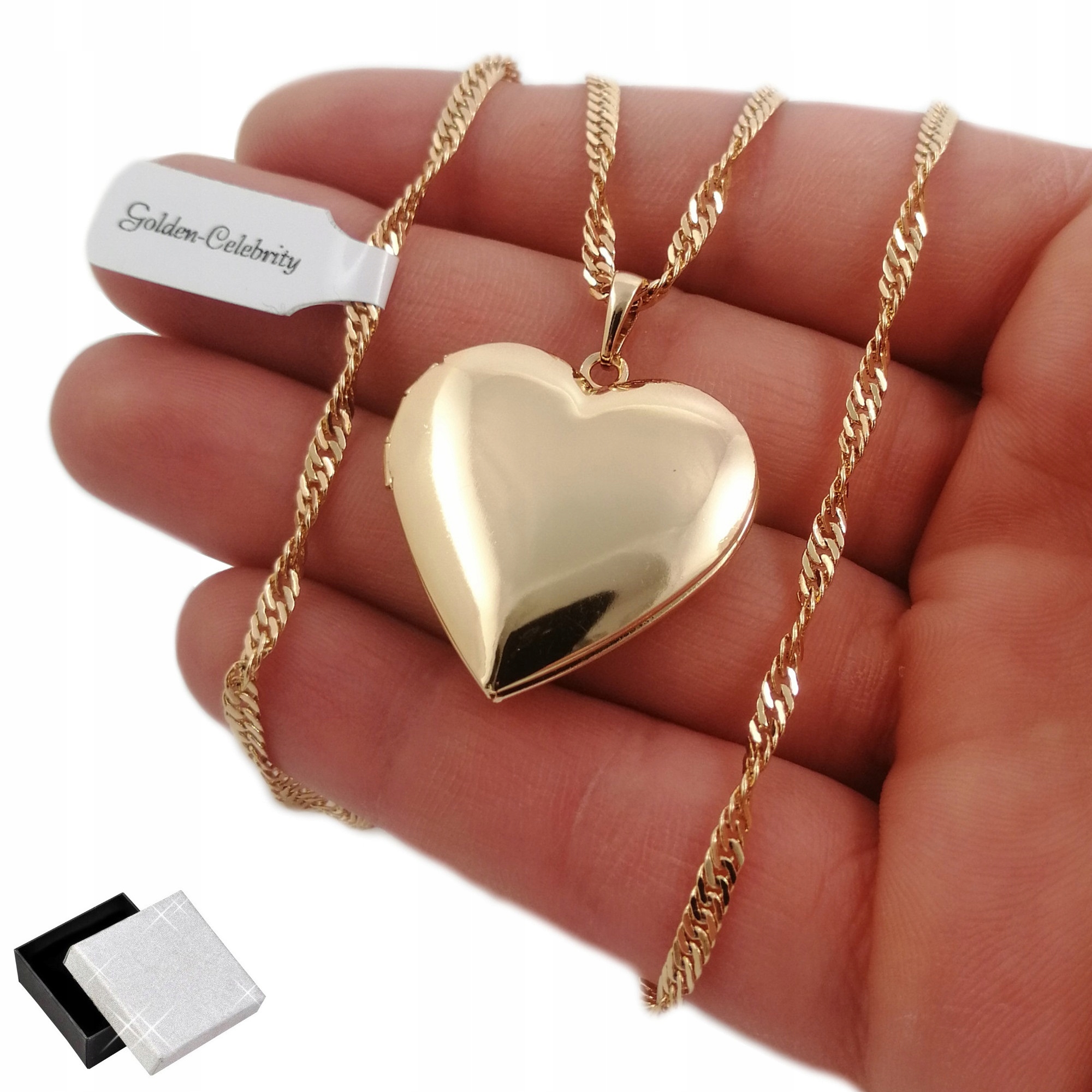 

Złoty Klasyczny Sekretnik Serce 18 Karatów Prezent