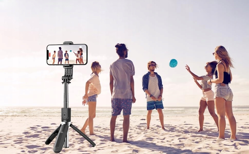 SELFIE STICK TELESKOPOWY ROZSUWANY KIJEK DO SELFIE BLUETOOTH + PILOT GRATIS Marka inna