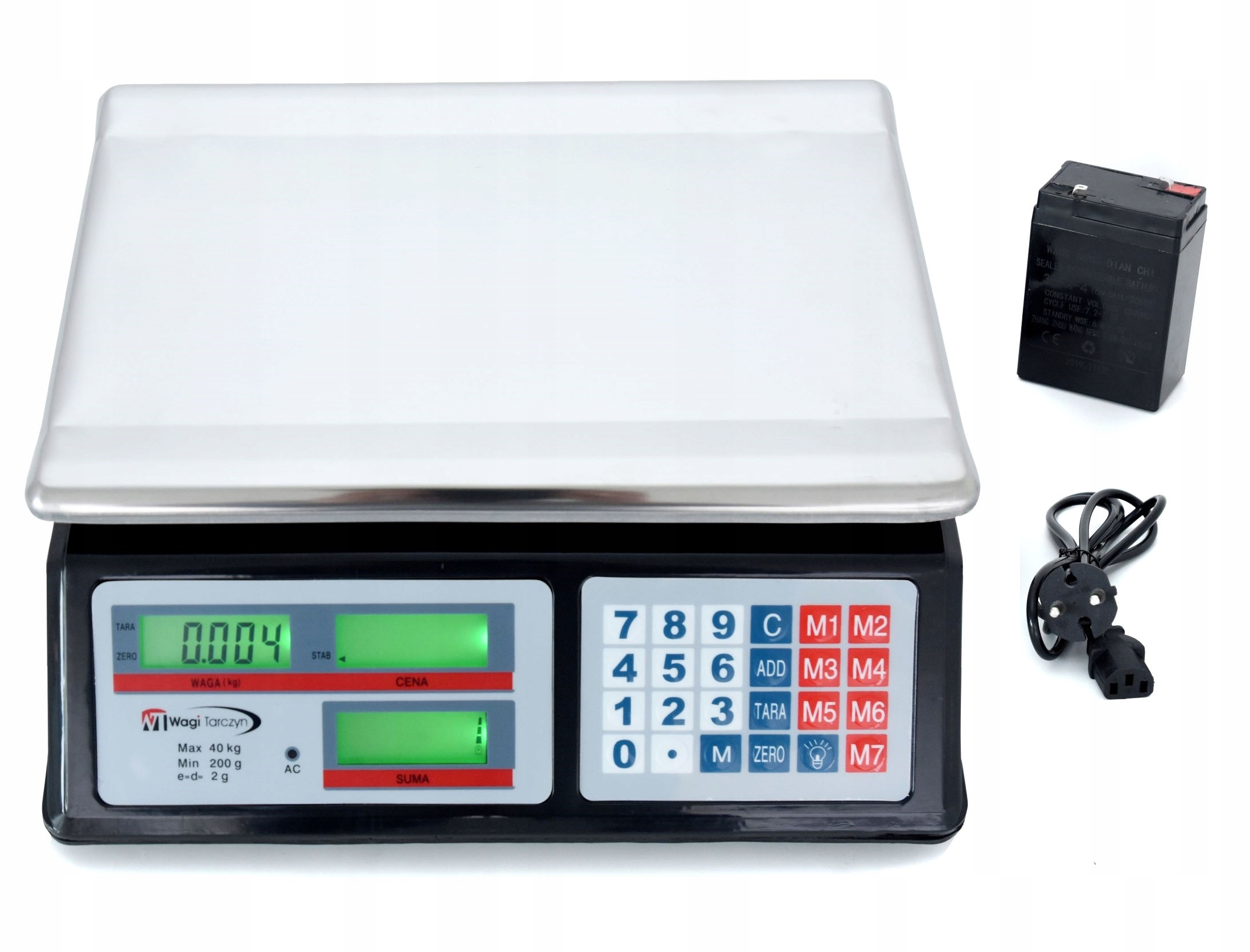 

Waga Sklepowa 40KG 2g Pol ~gratis~ Elektroniczna