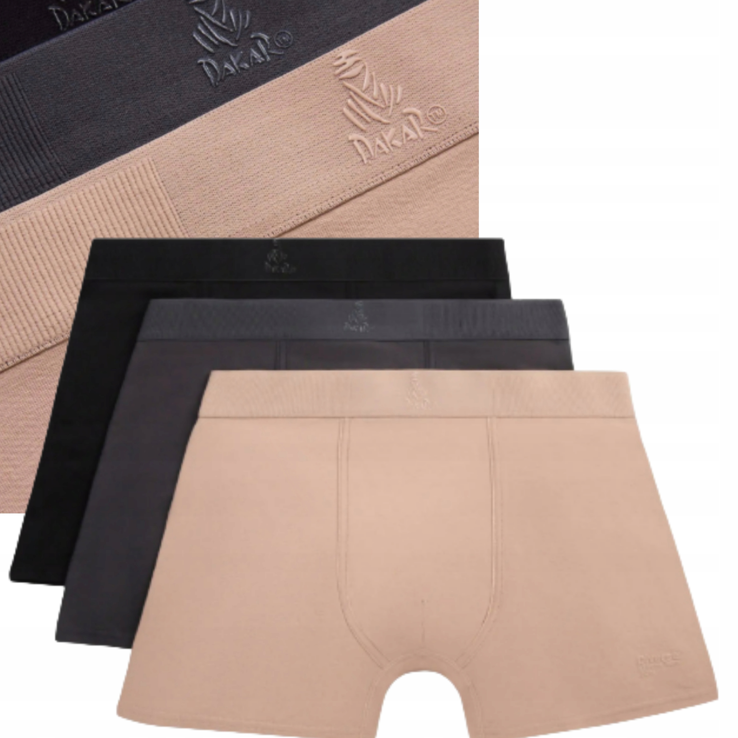 Diverse Dakar Dkr Snug 3P 256 Pánské boxerky 3 kusy Velikost 'L' Bavlna