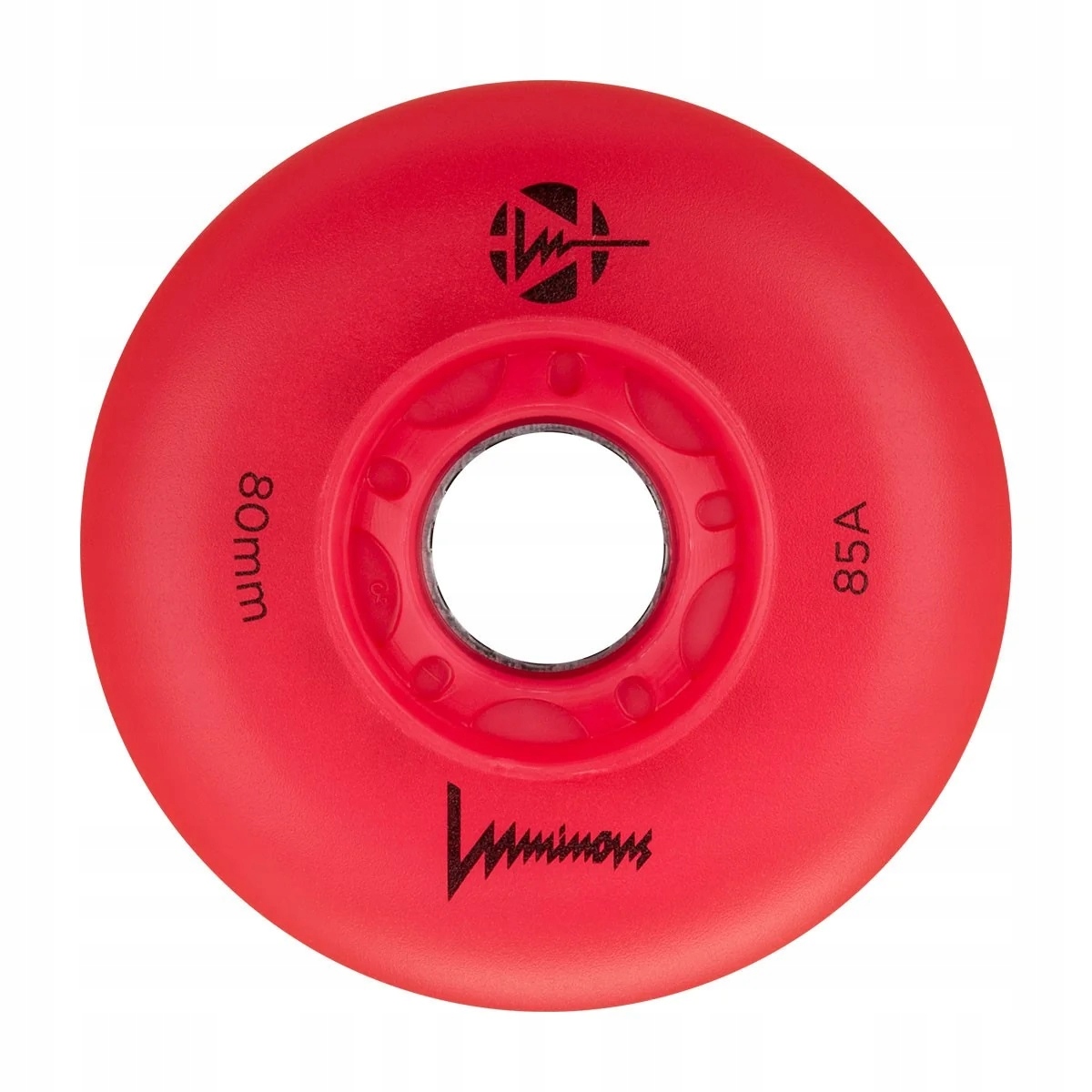 KOŁA ŚWIECĄCE DO ROLEK LUMINOUS RED RED 80MM X1 NIGHT SKATING