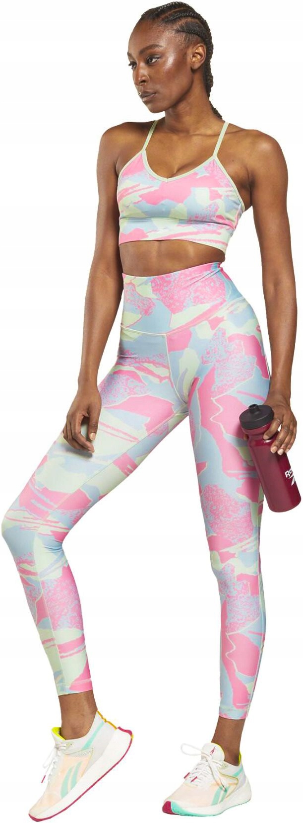 Legginsy damskie Reebok Workout Ready Printed H65627