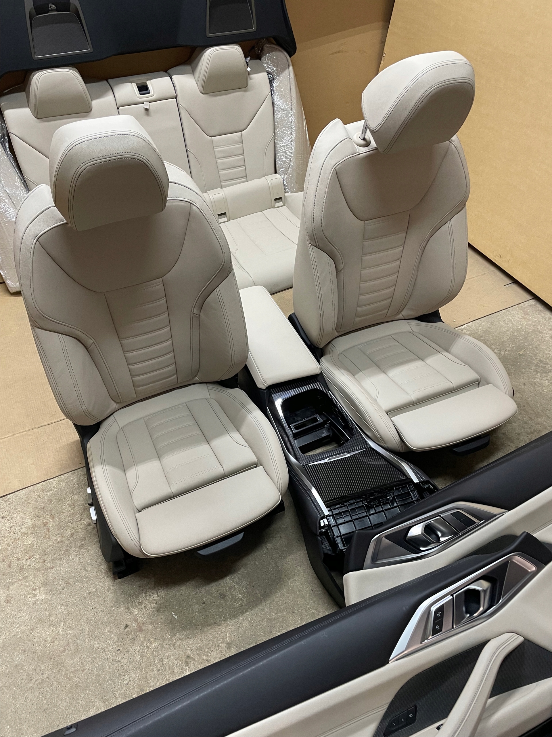 sitze leder NAPPA CARBON BMW 4 G22