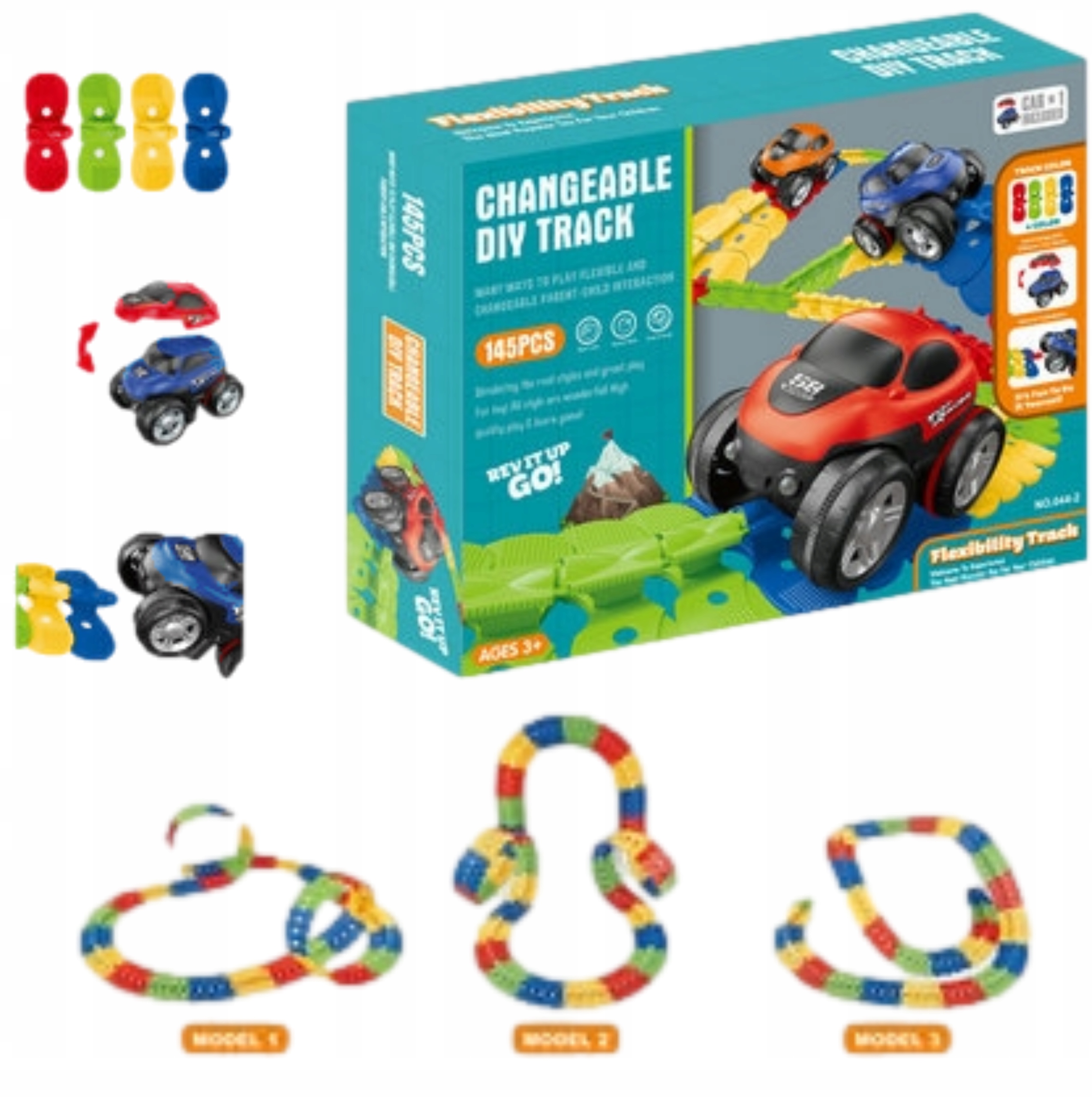 

Elastyczny Tor Samochodowy Kolor+autko 145 El