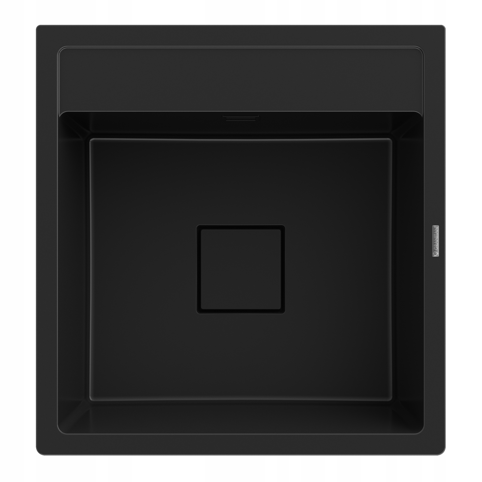 Granitový Jednokomorový Drez Škandinávsky Farmársky Tavo, Čierny Sifón