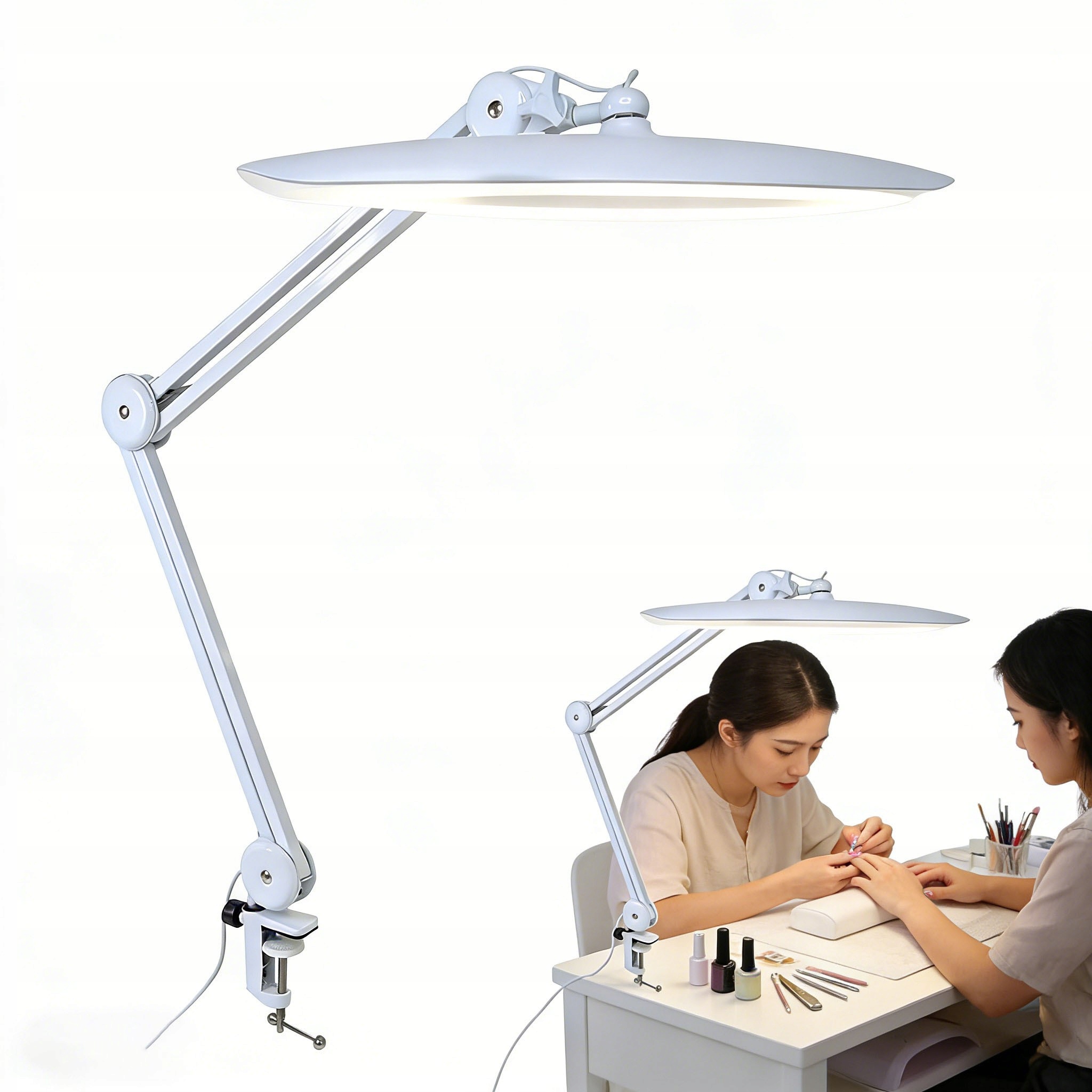 Led Kosmetické Ošetření Led Stolní Lampa Stojací 2v1 Na Pracovní Desku