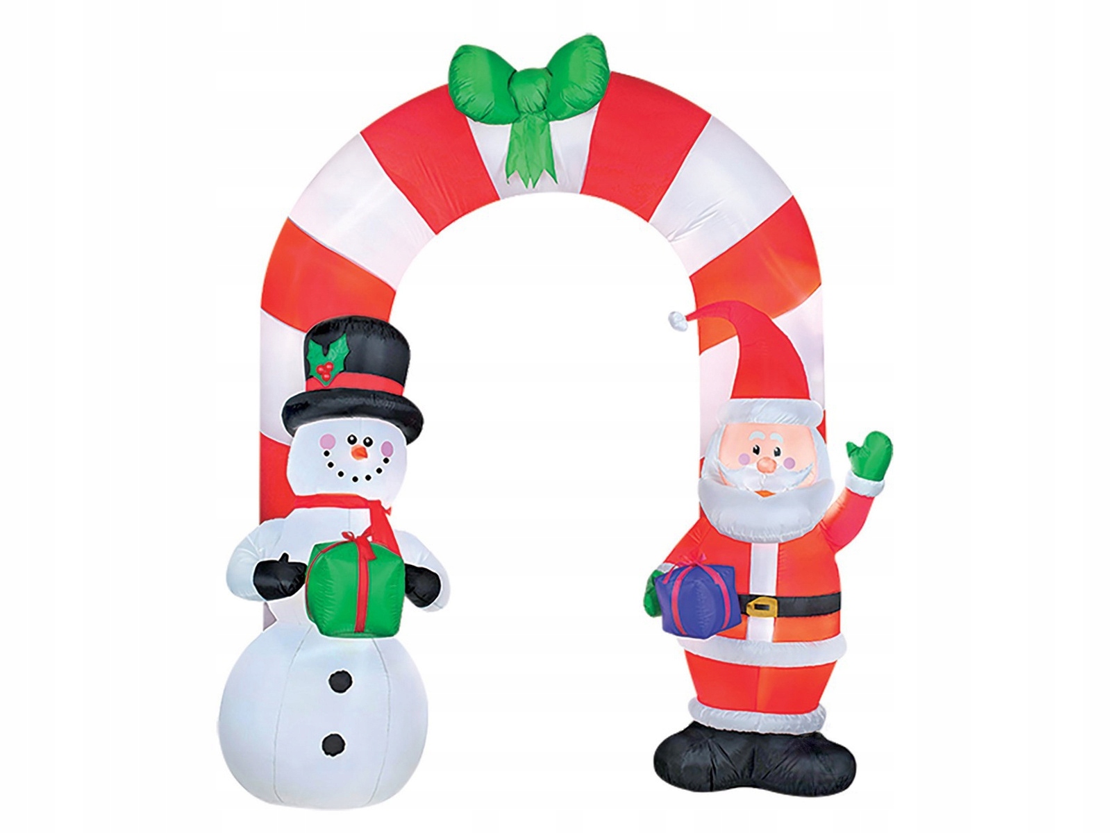 Nafukovací vianočný oblúk Snehuliak Mikuláš