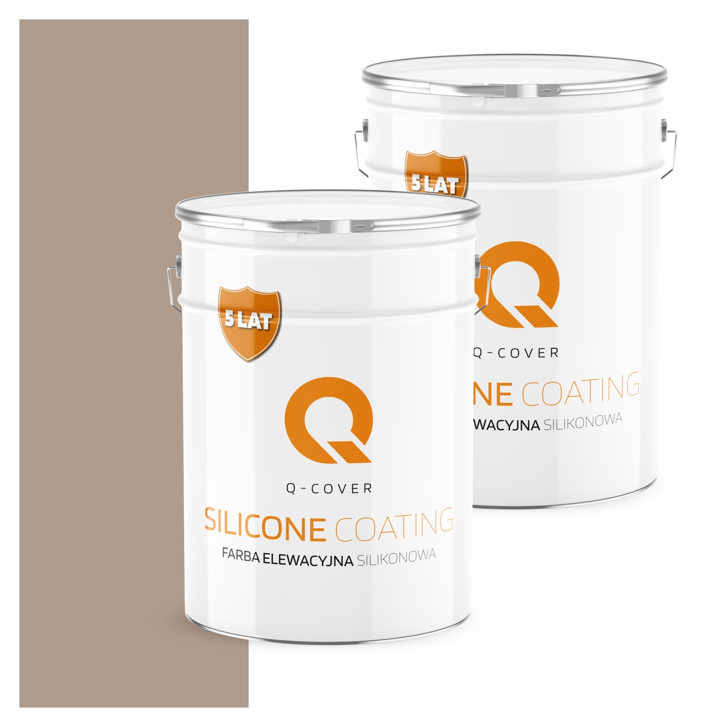 Fasádna farba Fasádová 10L Silikónová Uv Farba Oriešková Jasná