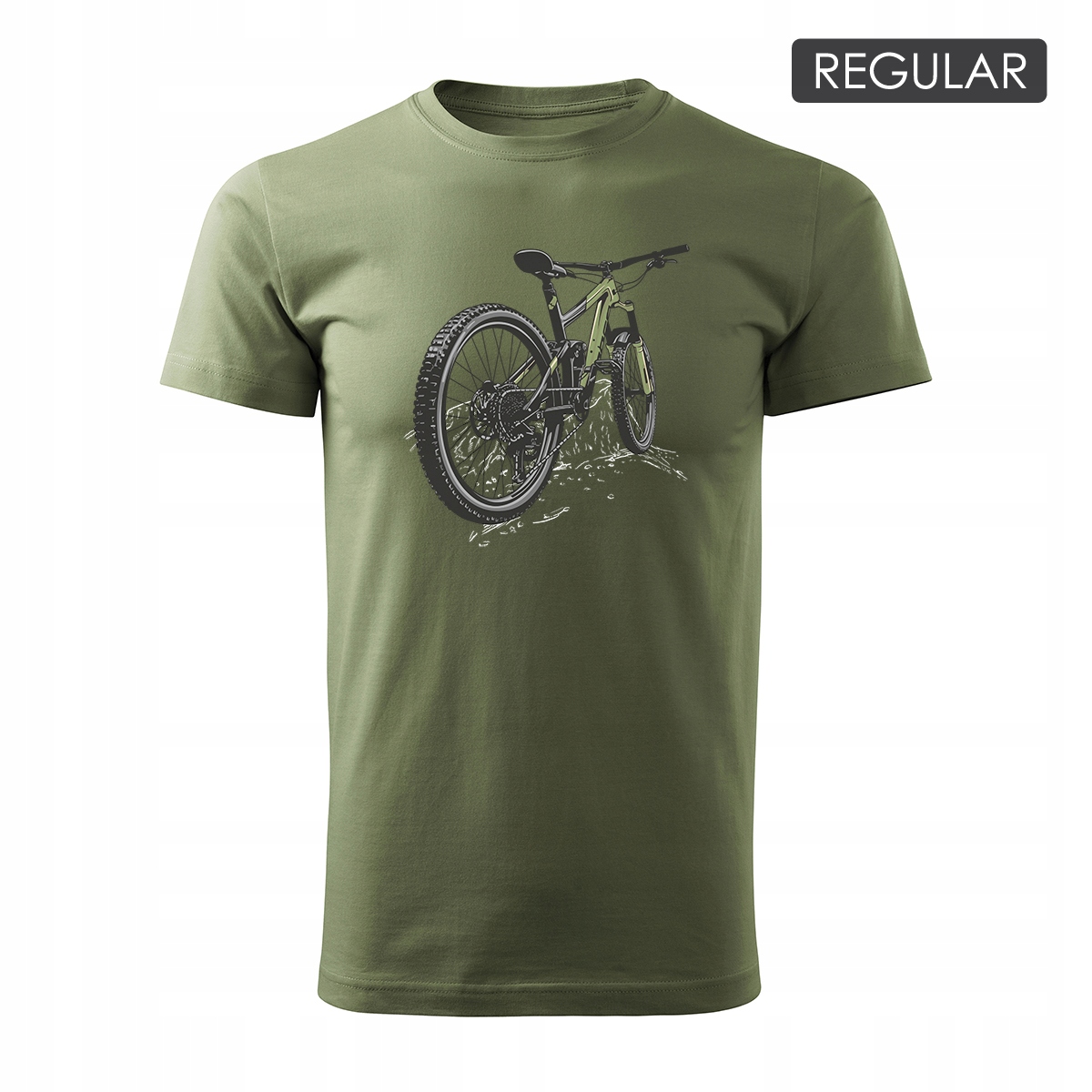 

Koszulka rowerowa na rower z rowerem Mtb downhill