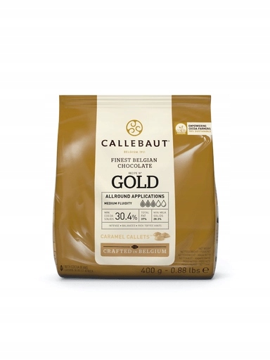 Levně 2x Callebaut čokoláda Gold 400 g