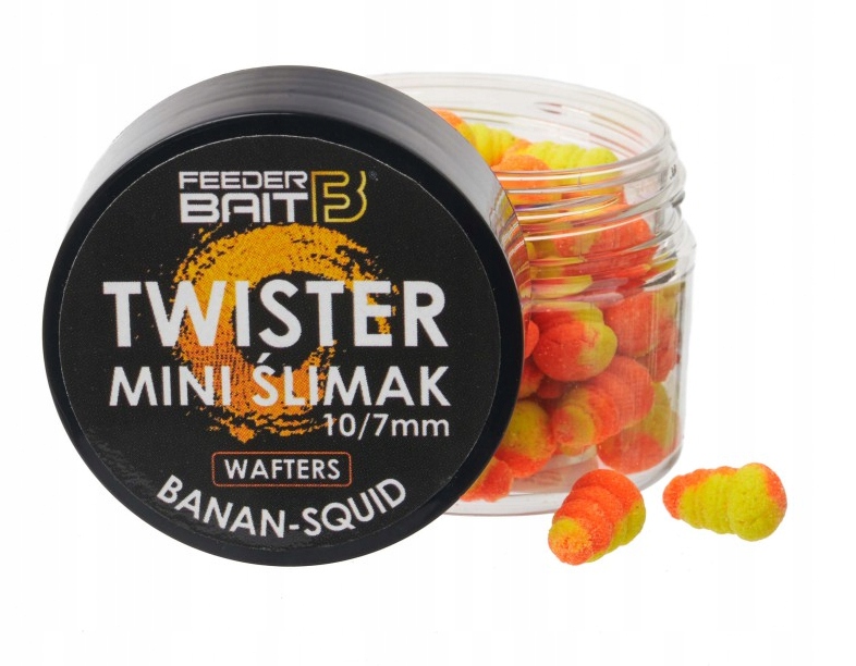 Feeder Bait Wafter Twister Mini Ślimak Banan/Sqiud