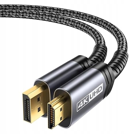 Kabel Mini Hdmi Na Hdmi 3M 4K 60HZ jednosměrný, zlatý, opletený Jsaux