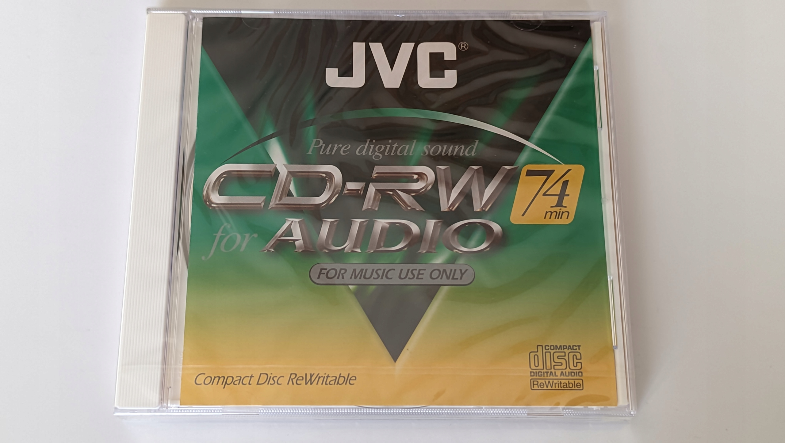 Jvc Cd-rw Audio 74/650 Mb 1szt \ stacjonarne nagrywarki jewel case CD
