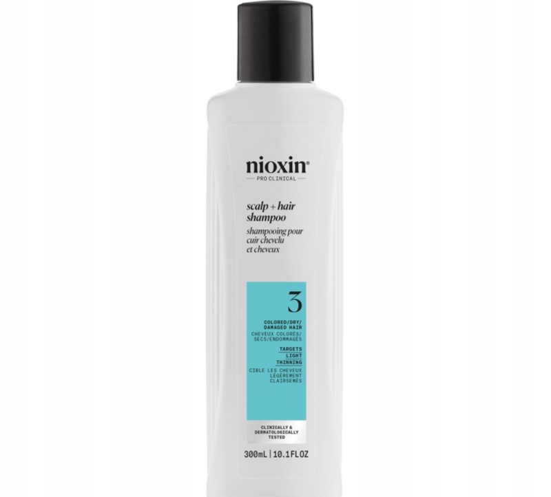 Nioxin System 3 šampon pro čištění řídnoucích barvených vlasů