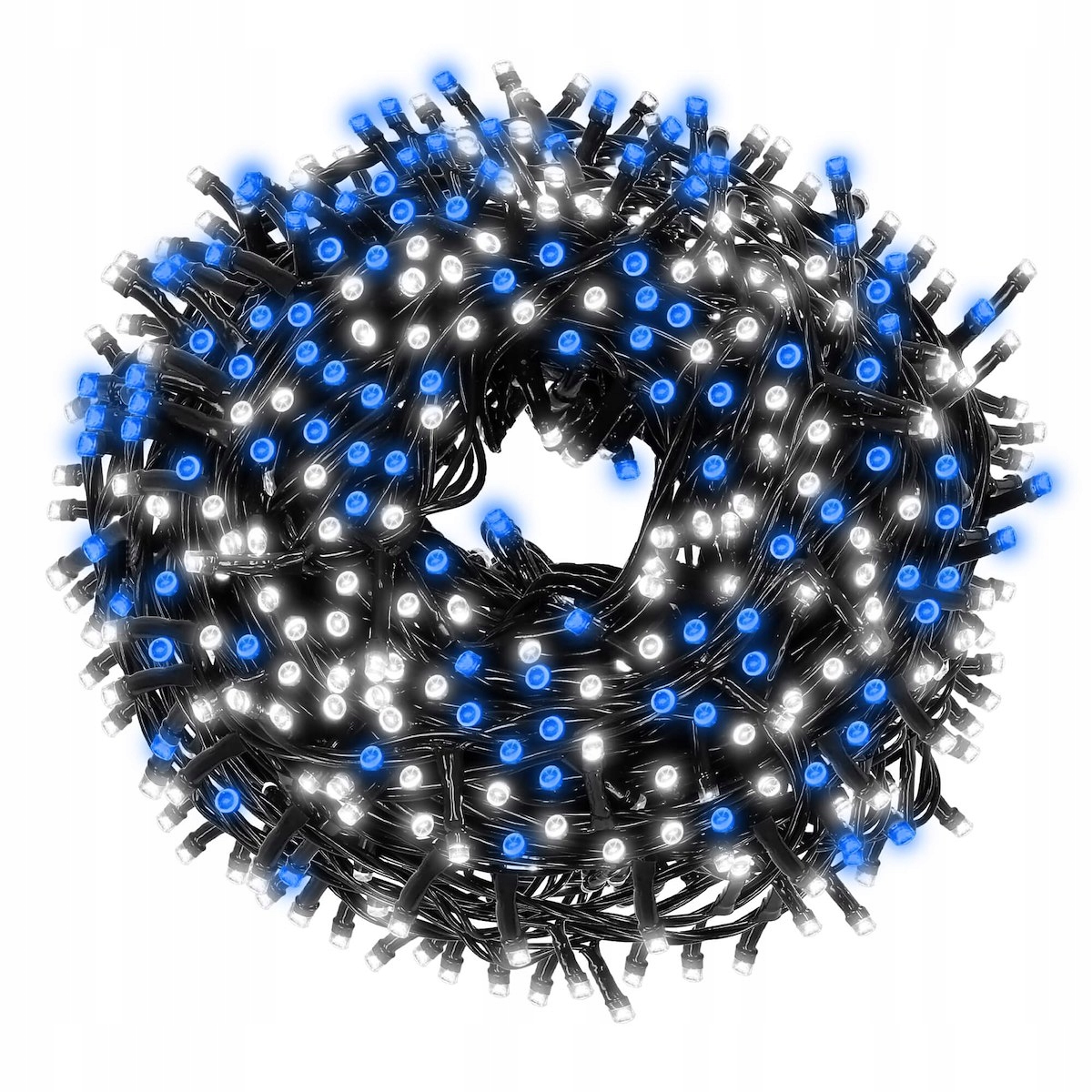 LAMPKI CHOINKOWE ZEWNĘTRZNE + FLASH 40m ZIMNY BIAŁY IP44 ŚWIATEŁKA 500 LED Motyw inny