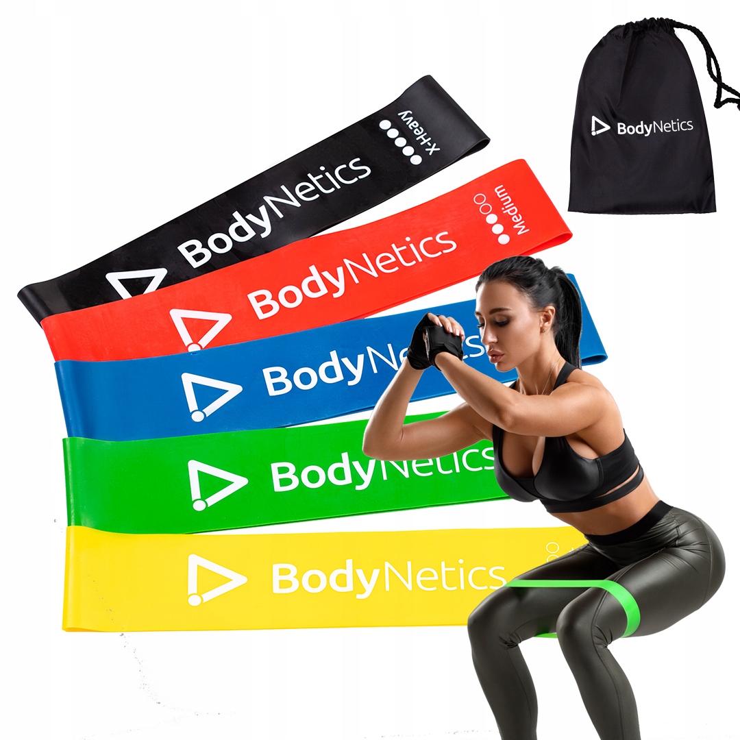 

Zestaw Mini Band Gumy Taśmy Ćwiczeń Fitness Fizjo