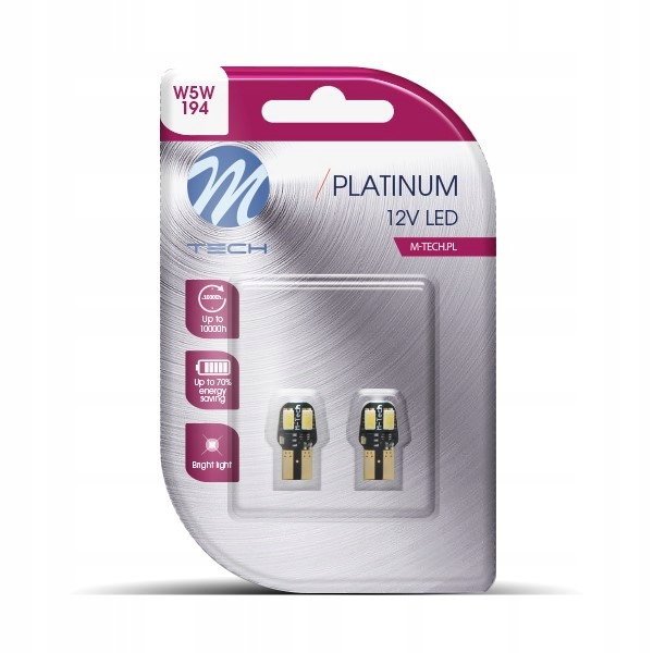 

Żarówki W5W T10 Led Osram M-tech Canbus Biała