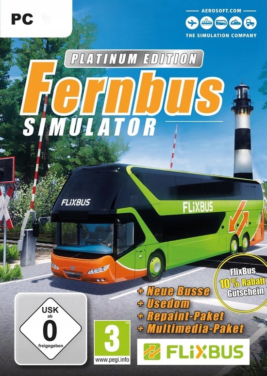 Symulator Autobusu Fernbus Simulator Platinum Edition Pl Pc Klucz Steam