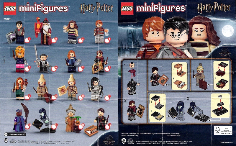 Lego - Katalog Instrukcja dla serii 71028 Harry P.